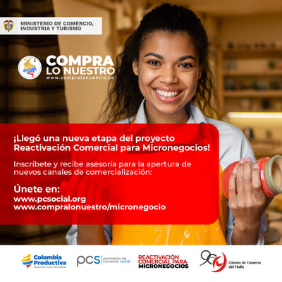 Convocatoria Desarrollo comercial para Microempresarios